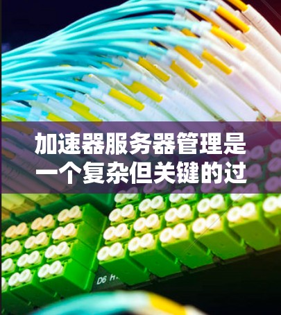 加速器服务器管理是一个复杂但关键的过程，旨在优化视频播放性能。以下是针对加速器服务器的管理方法