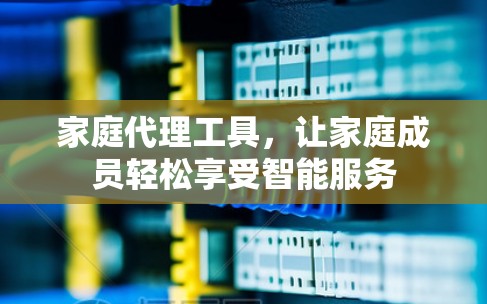 家庭代理工具,让家庭成员轻松享受智能服务 家庭代理工具,让家庭成员轻松享受智能服务