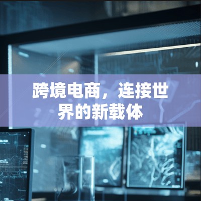 跨境电商，连接世界的新载体