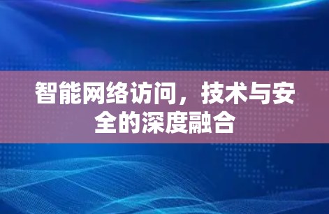 智能网络访问,技术与安全的深度融合 智能网络访问,技术与安全的深度融合