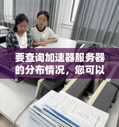 要查询加速器服务器的分布情况，您可以按照以下步骤进行操作